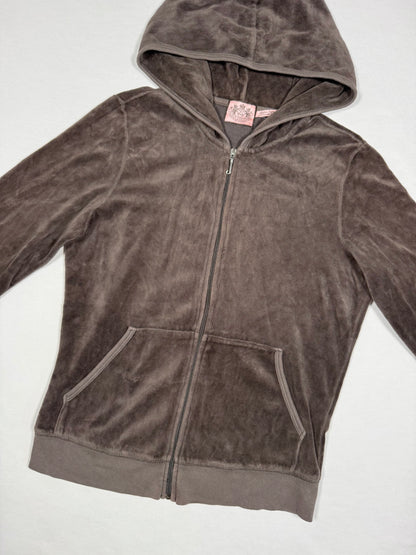 Juicy Couture Brown Zip Up ♡ Size L