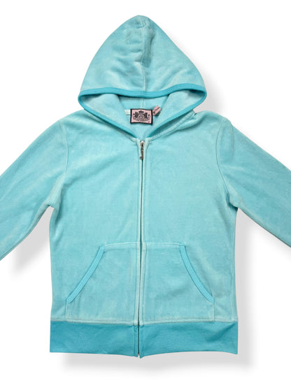 Blue Juicy Couture Zip Up Hoodie ♡
