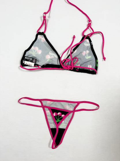 Hustler Cherry Bikini & Skirt ♡ Size XS/S