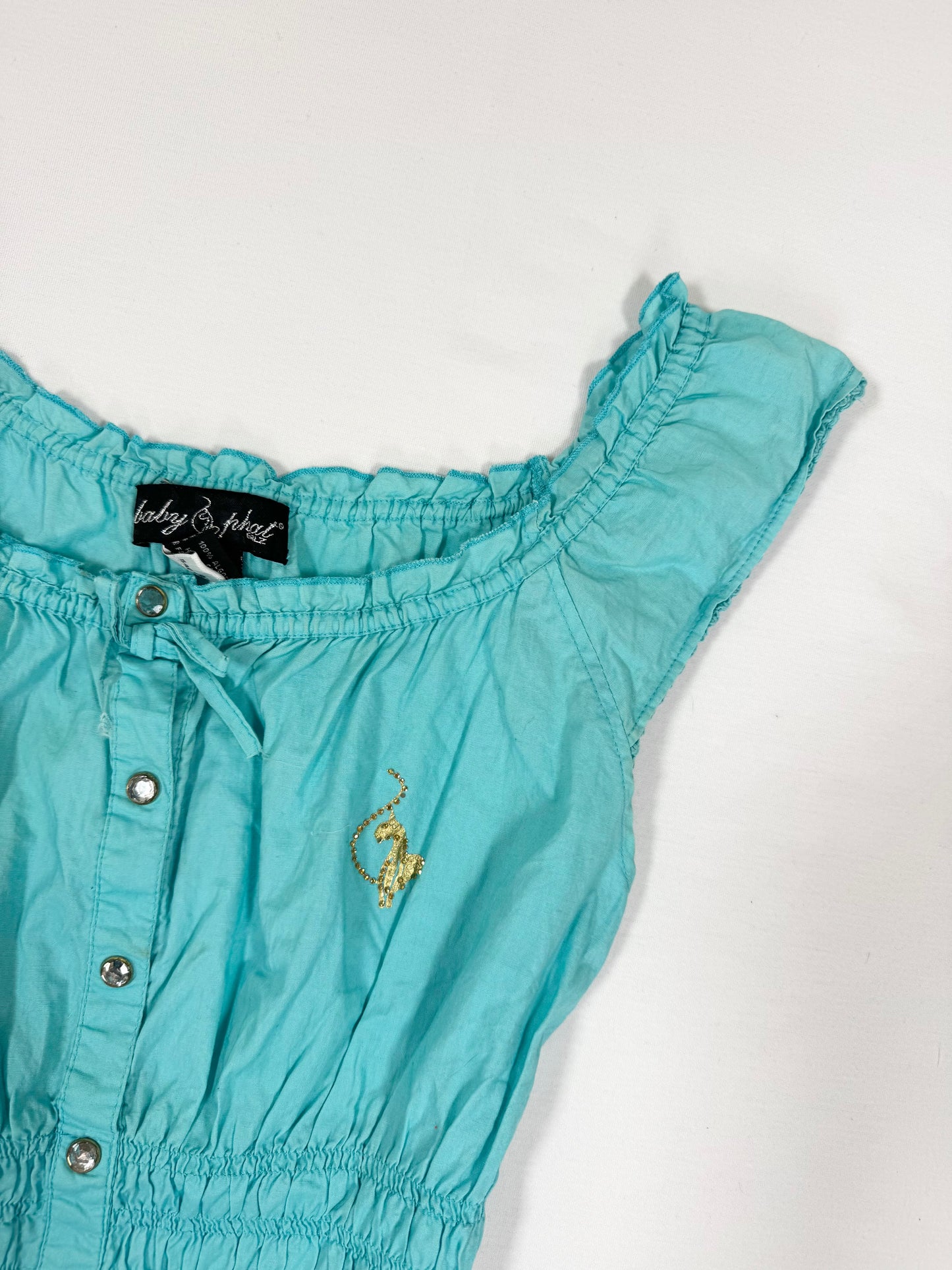 Baby Phat Milkmaid Top ♡ L