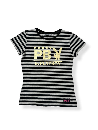 Playboy Striped Tee ♡ XS