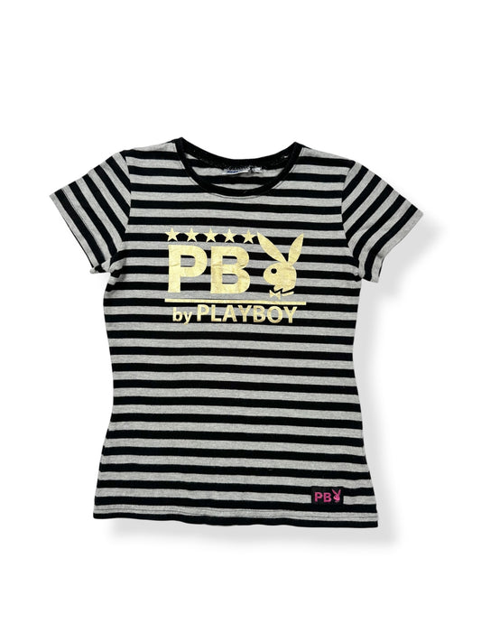 Playboy Striped Tee ♡ XS