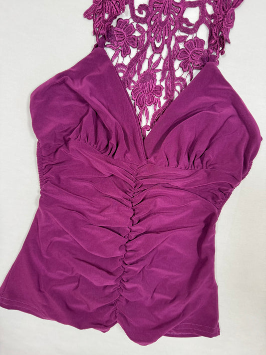 Lace Back Purple Cami ♡ Size S