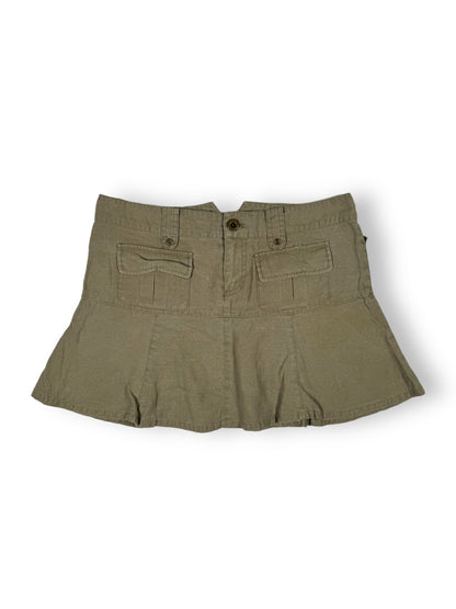 Khaki Mini Skirt