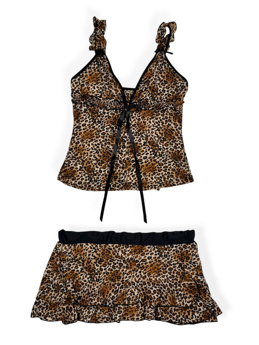 Leopard Cami & Skirt Set
