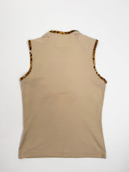 Morgan De Toi Leopard Logo Tank ♡ S