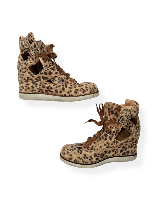 Jeffrey Campbell Leopard Wedge Sneakers