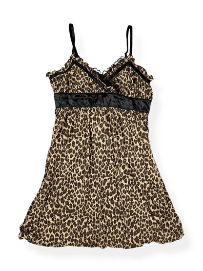 Leopard Bubble Mini Dress