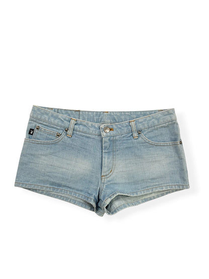 Playboy Lightwash Denim Shorts ♡ XS