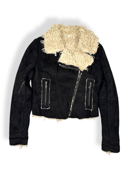 Cropped Moto Jacket