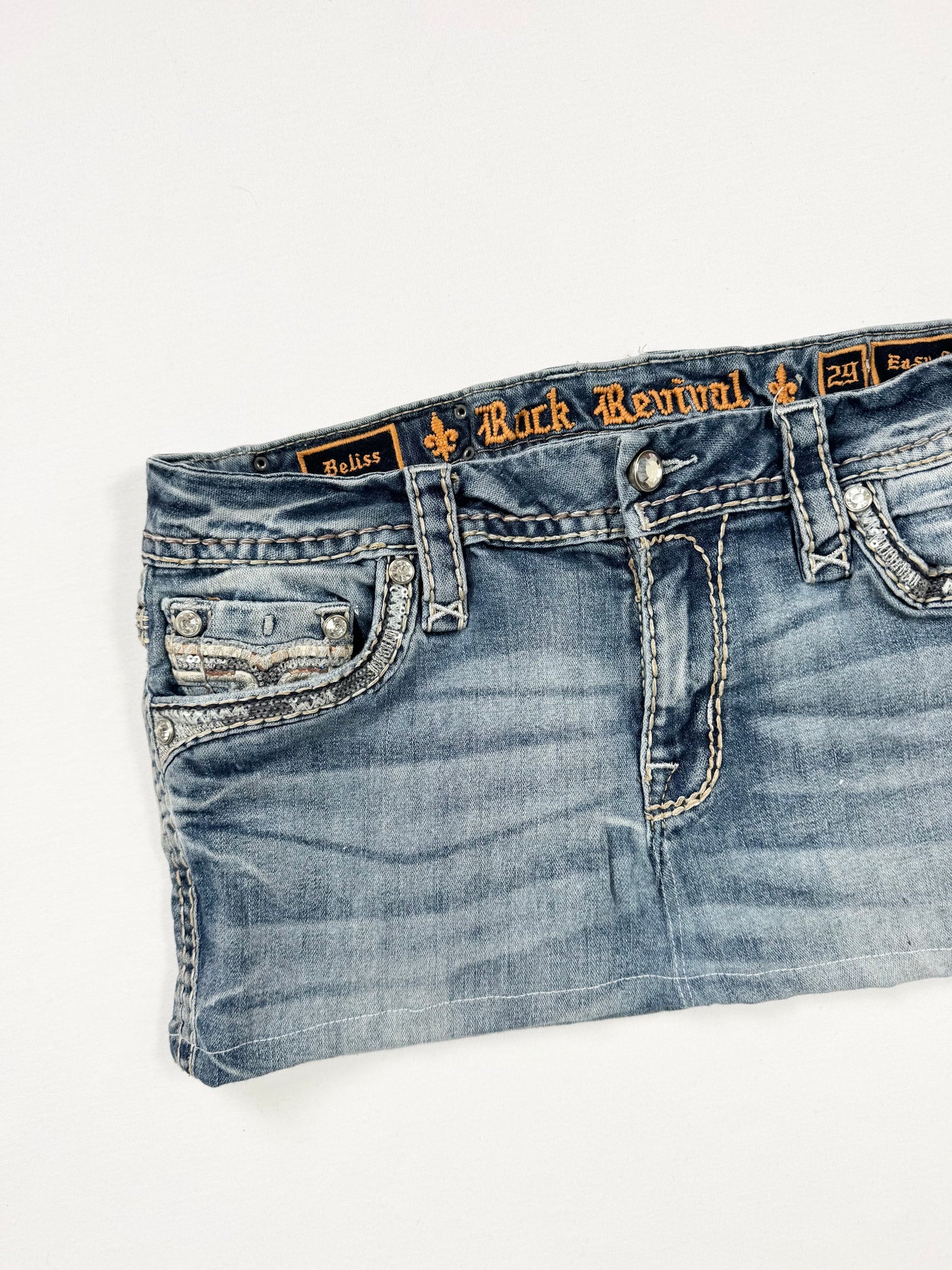 Rock Revival Sequin Mini Skirt ♡ 29”