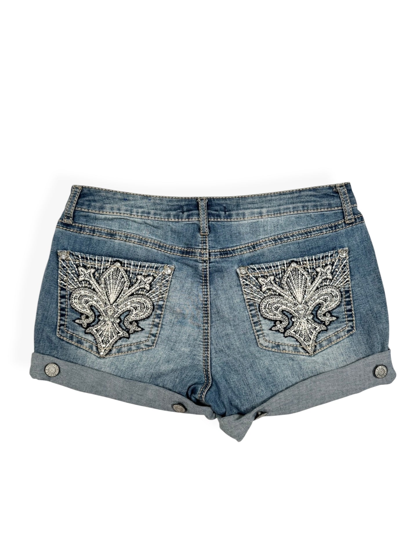 Diamanté Cross Shorts ♡ Size L