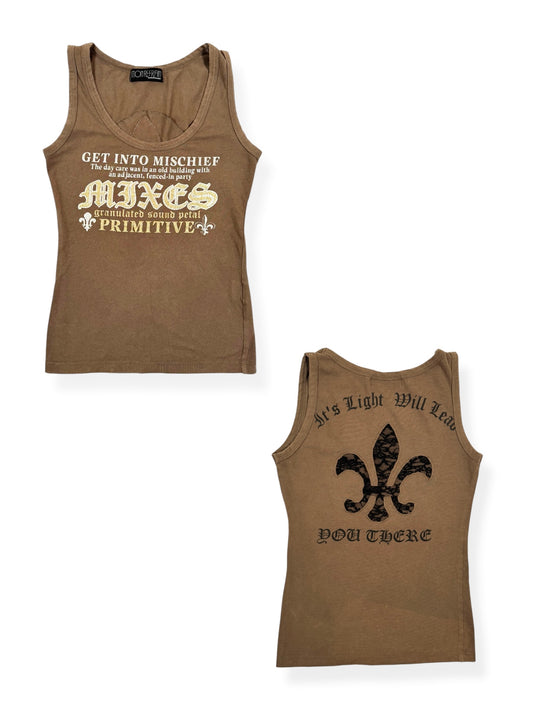 Brown Grunge Tank