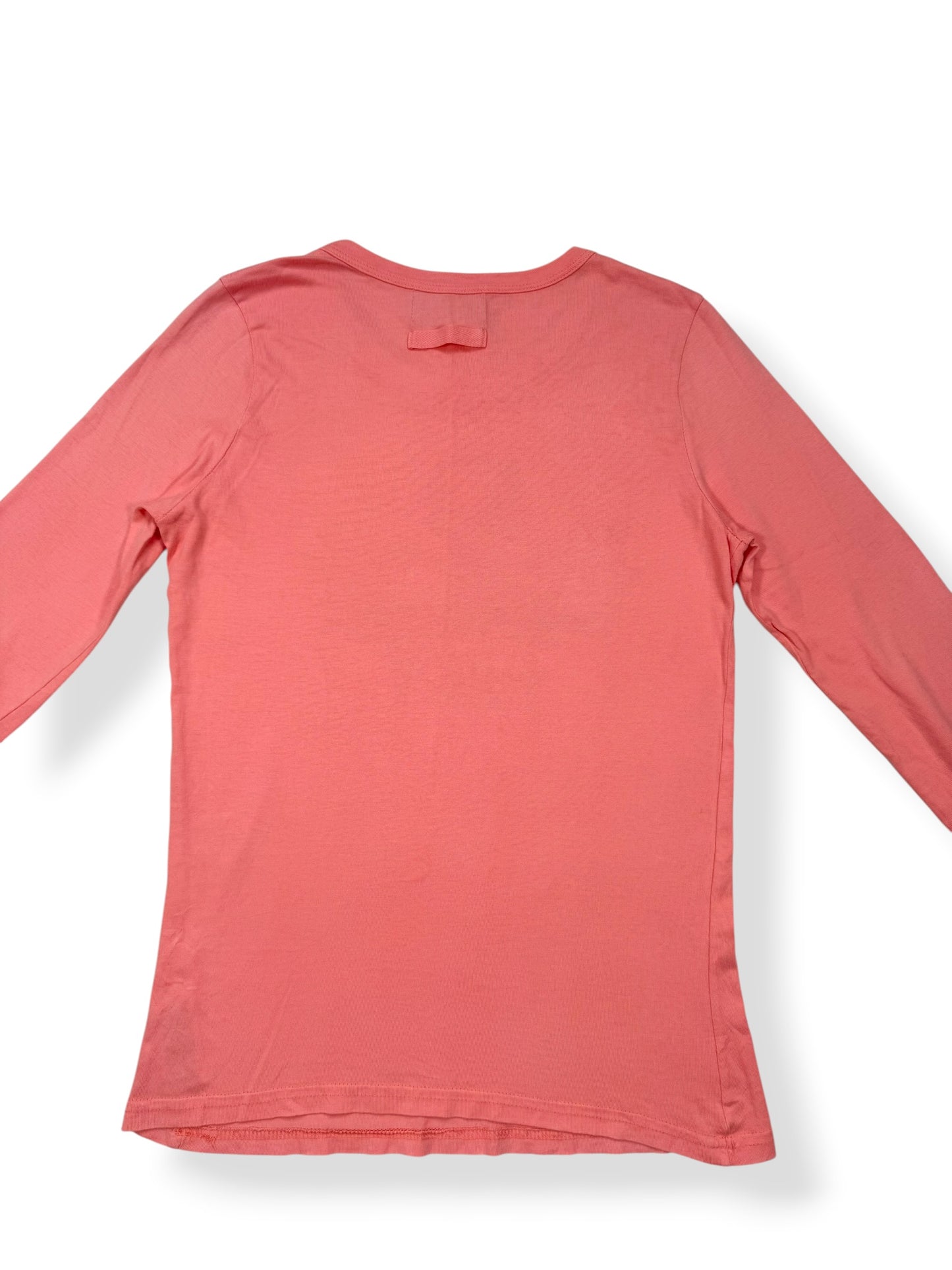 Juicy Couture Skull “Beware” Peach Long Sleeved Top ♡ M