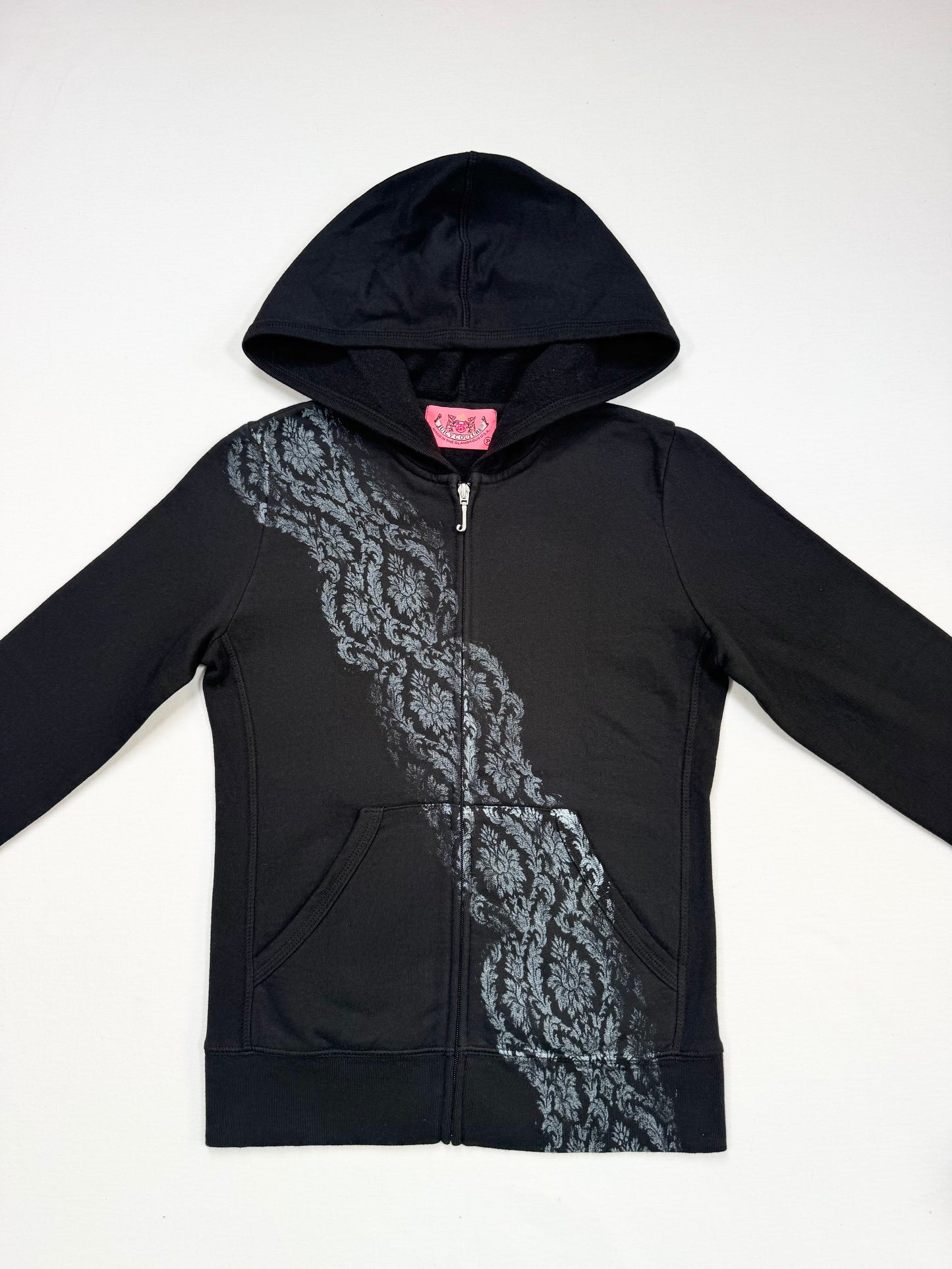 Juicy Couture Black Lace Print Tracksuit ♡ XS