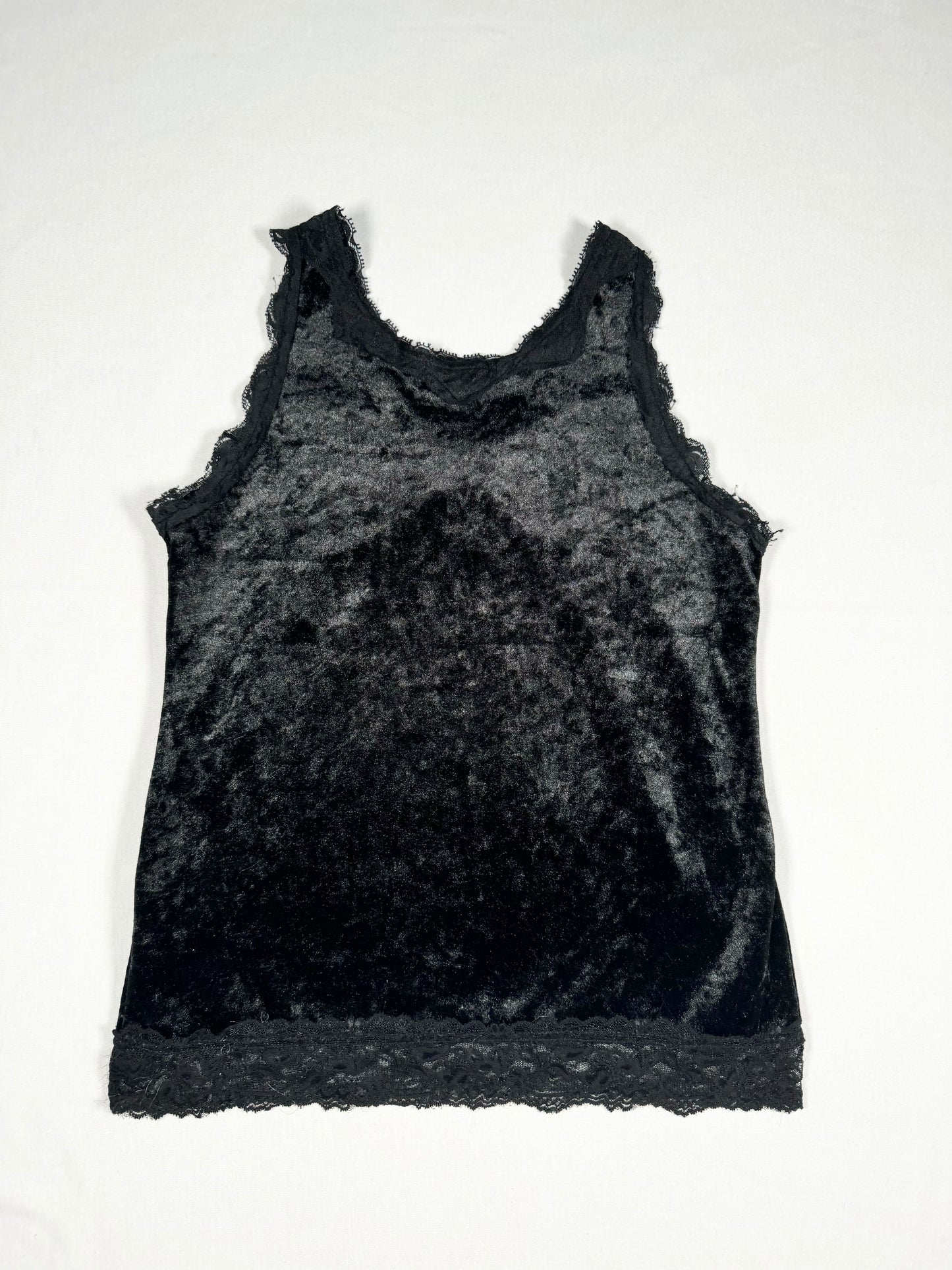 Black Velour Tank