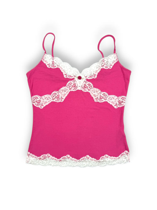 Pink 00s Rosebud Cami