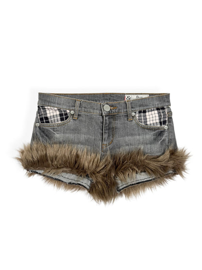 Fur Trim Shorts ♡ Size S