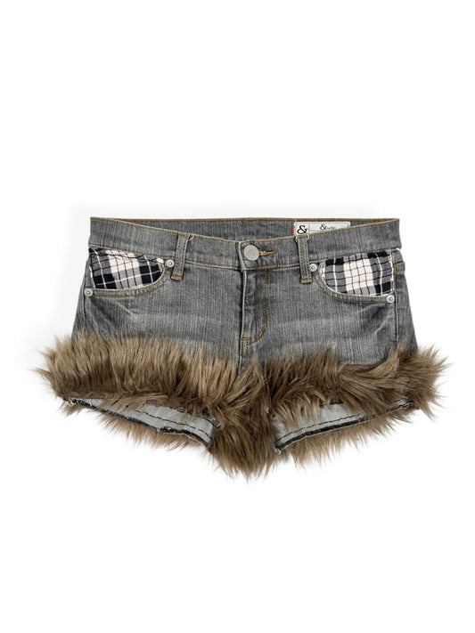 Fur Trim Shorts ♡ Size S