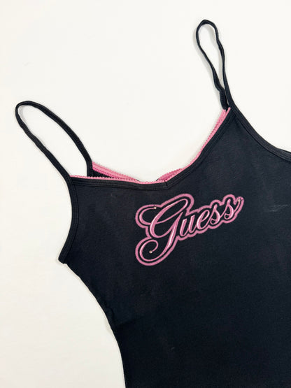 Guess Airbrush Logo Cami ♡ S