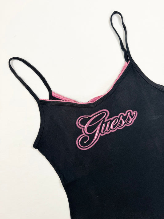 Guess Airbrush Logo Cami ♡ S