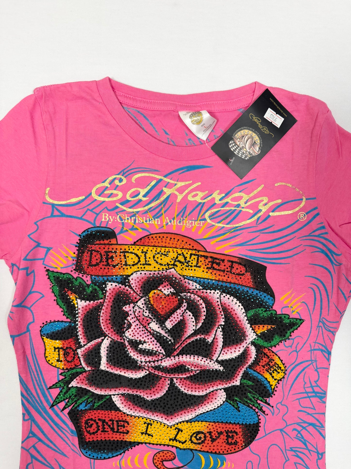 Pink Ed Hardy Tee