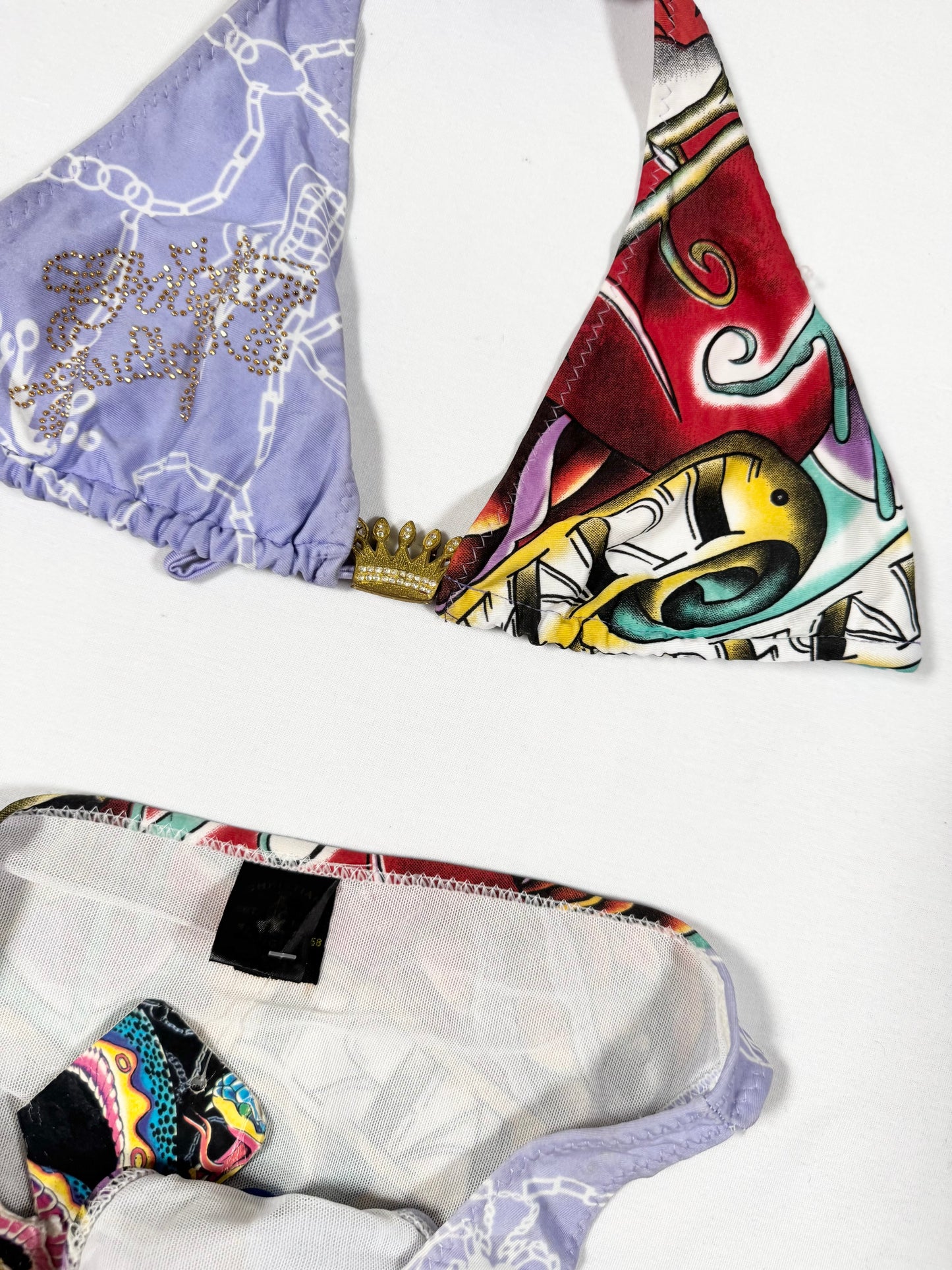 Purple Christian Audigier Bikini ♡ Size S