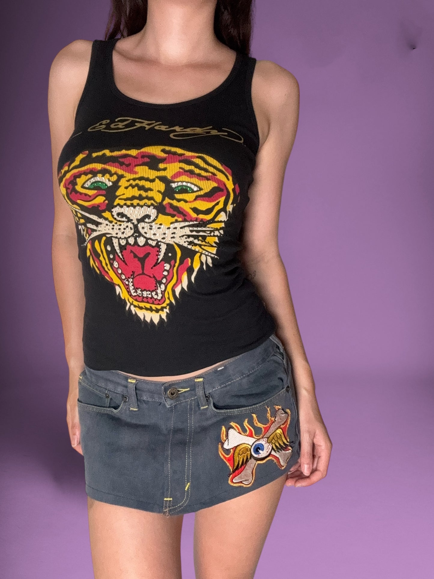 Ed Hardy Tank ♡ Size S/M