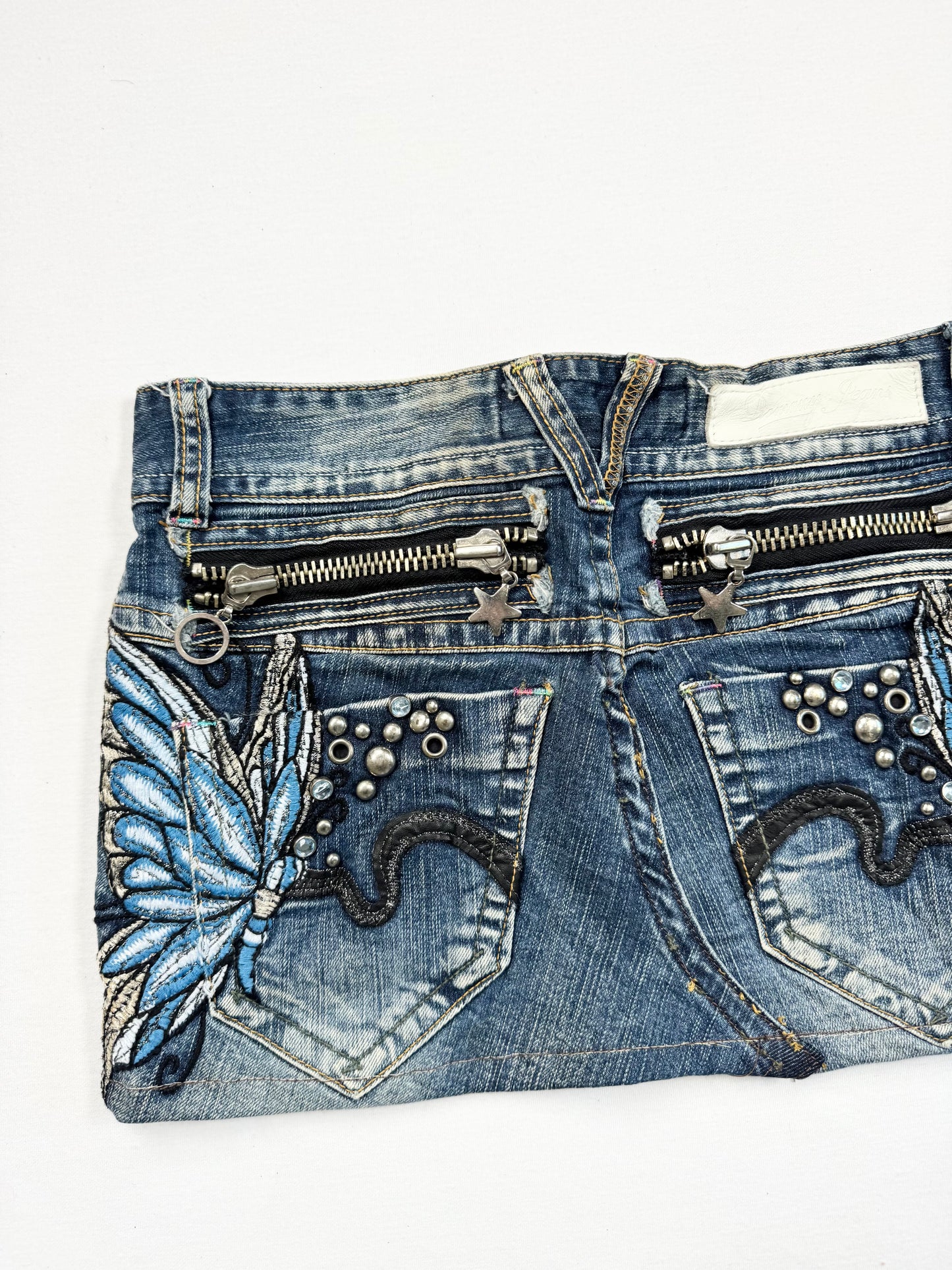 Butterfly Zipper Mini Skirt ♡ 24”
