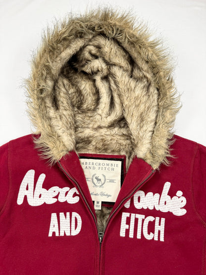 Abercrombie Fur Zip Up Hoodie ♡ M