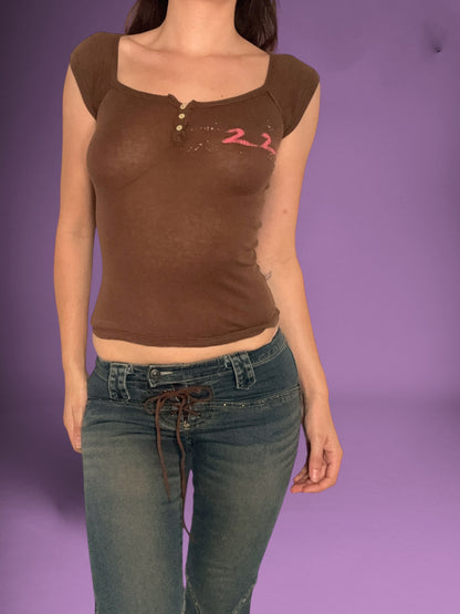 Lipservice Lace Up Flared Jeans ♡ Size S