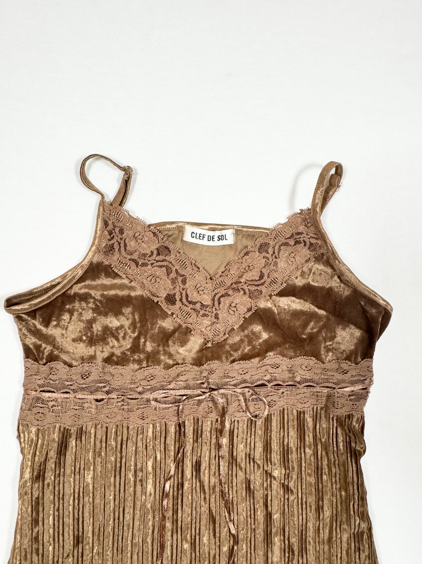 Brown Velvet Cami ♡ Size S