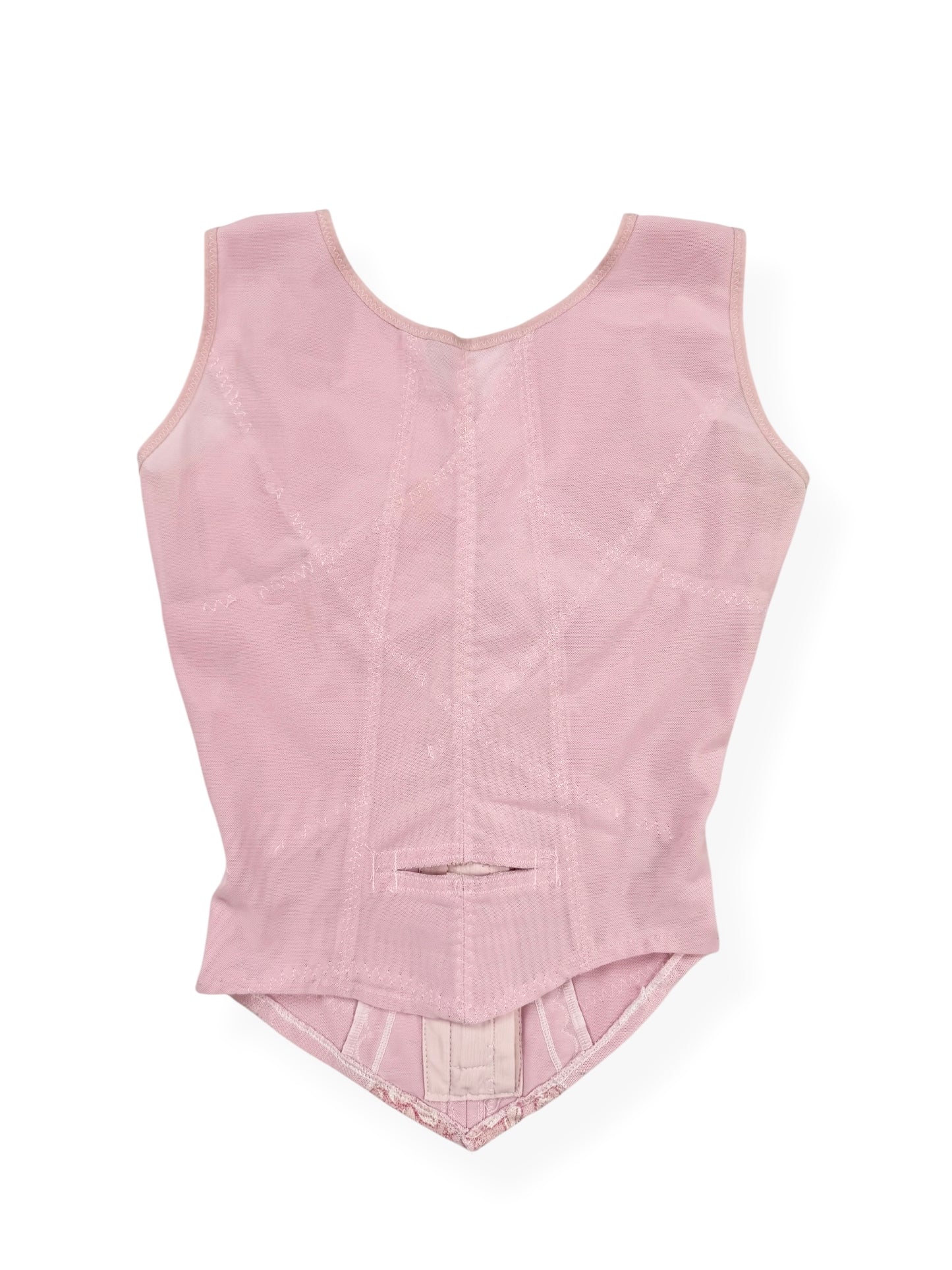 Pink Zip Corset Tank ♡ XS