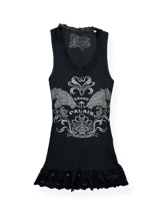 Guess Lace Trim Tank ♡ Size XS