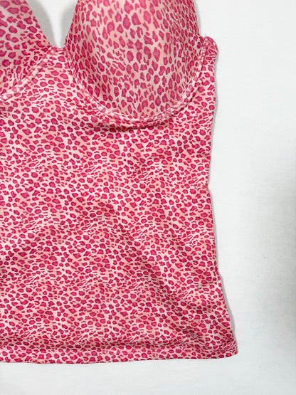 Rampage Pink Leopard Cami