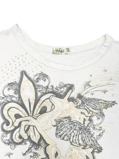 Angel Unicorn Cross Tee ♡ S