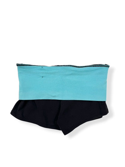 Aero Blue Fold Over Shorts ♡ XS