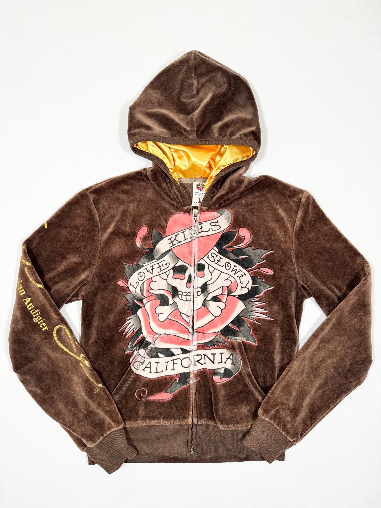 Brown Ed Hardy Tracksuit