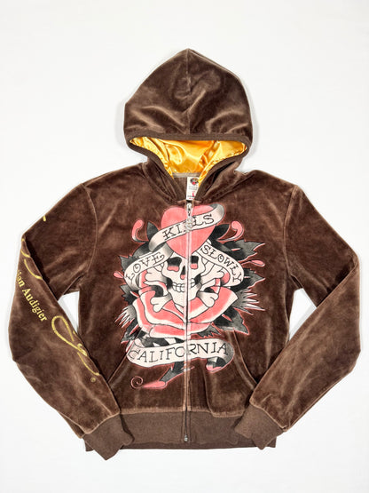 Brown Ed Hardy Tracksuit