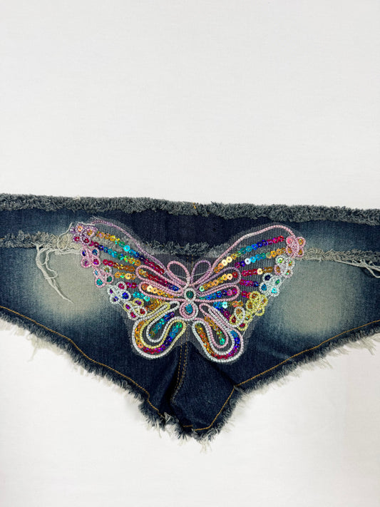 Butterfly Micro Shorts ♡ Size XS