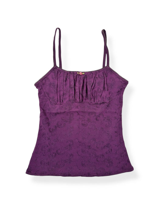 Embroidered Purple MNG Cami