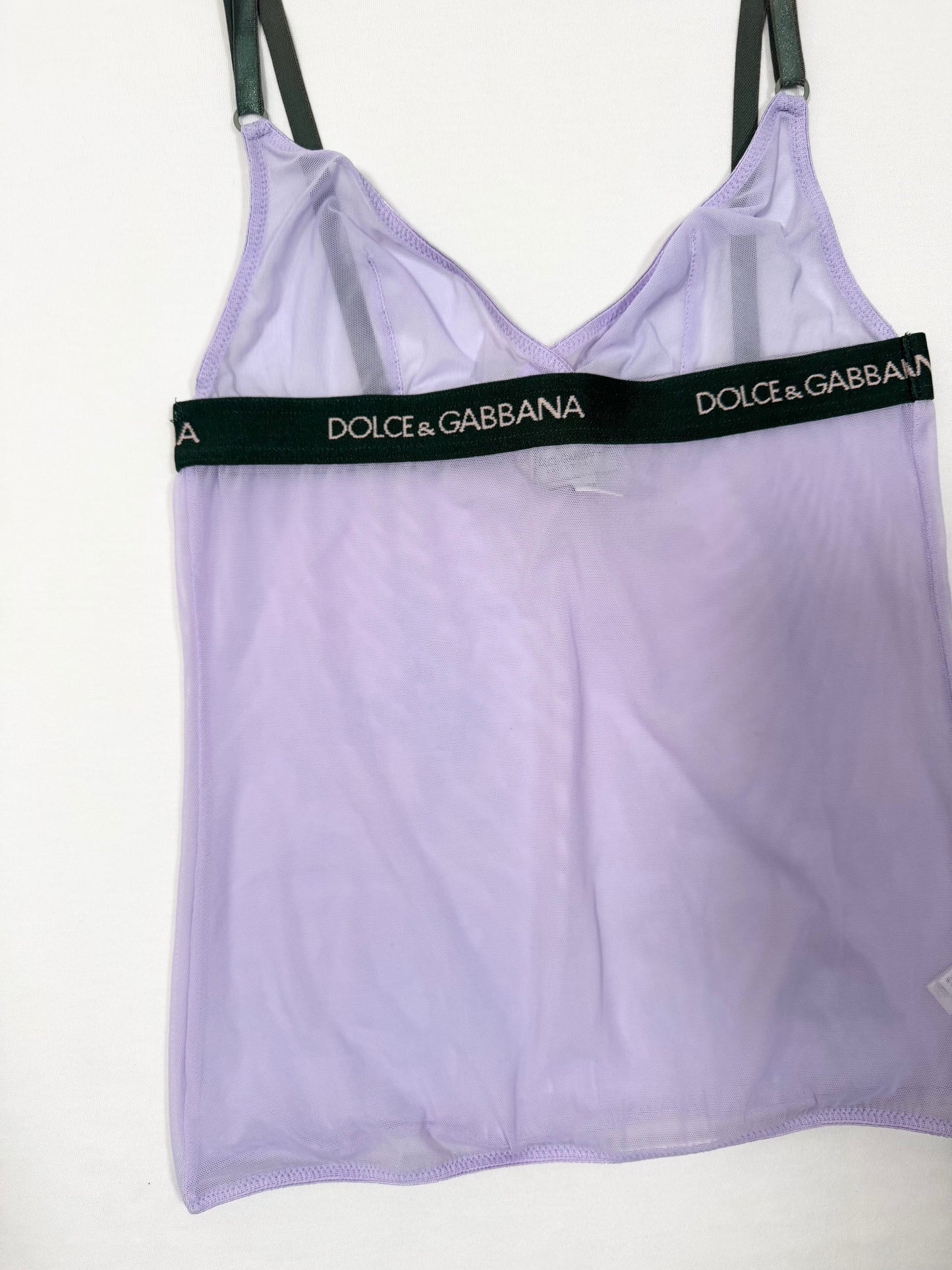 D&G Purple Micromesh Cami