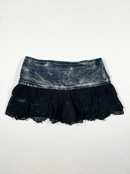 Lace Up Micro Skort
