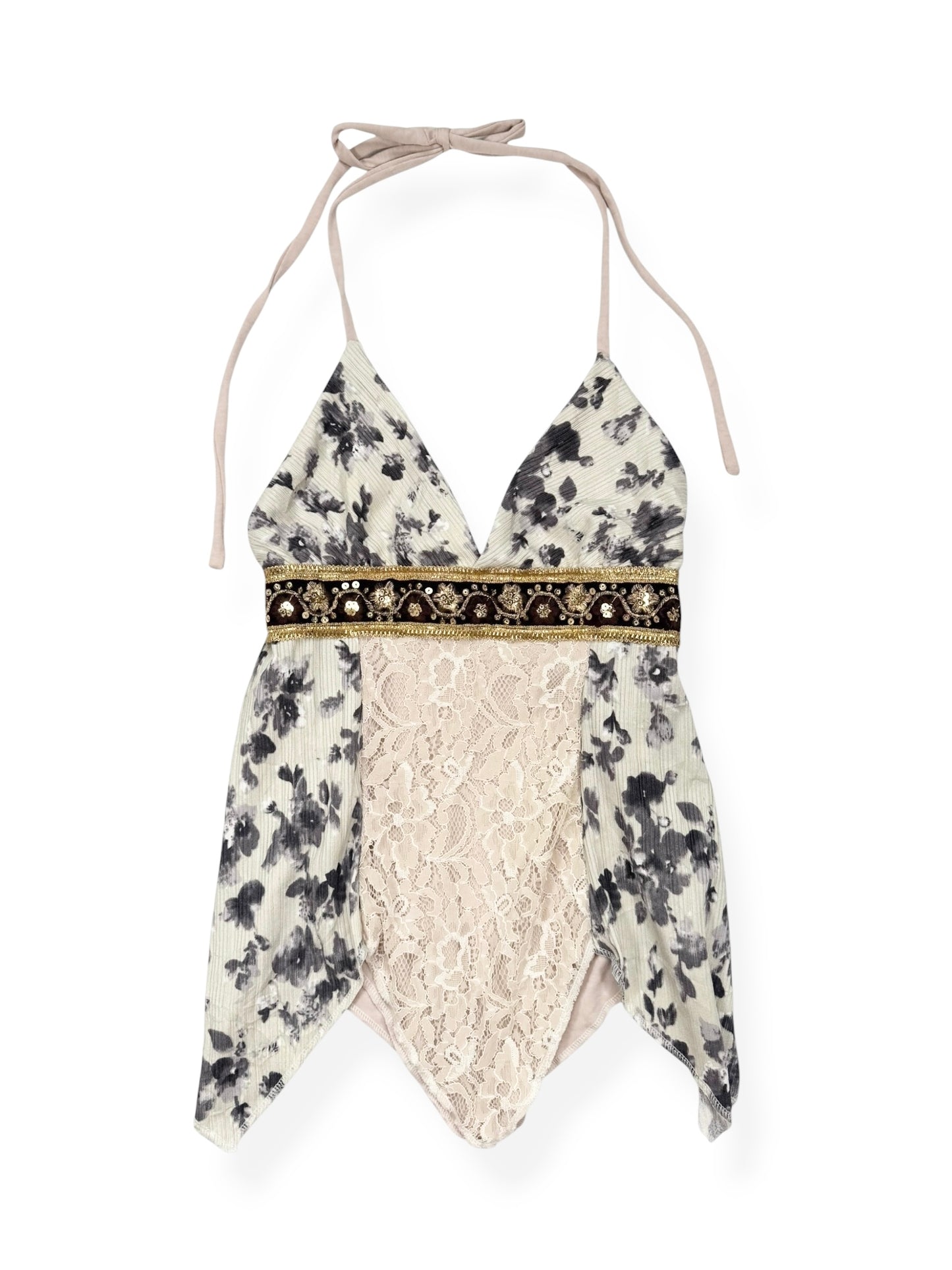 Floral Halter Cami ♡ S