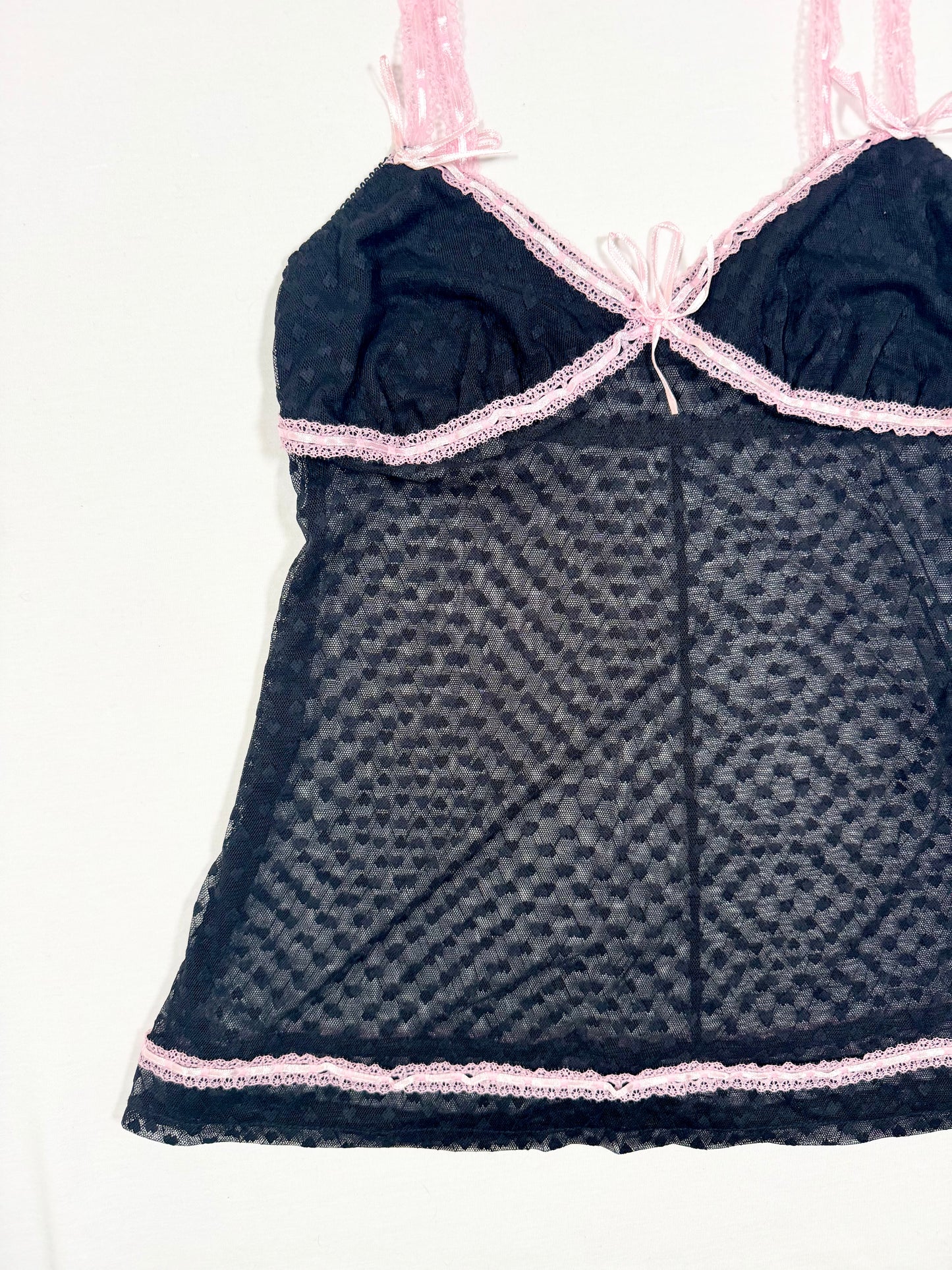 Heart Mesh Cami ♡ Size S