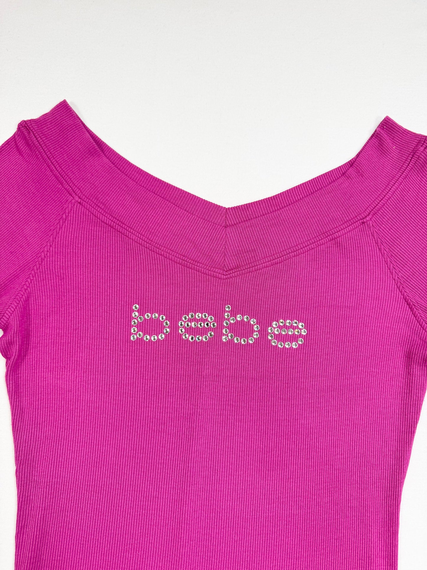 Purple Bebe 3/4 Sleeve Top ♡ M