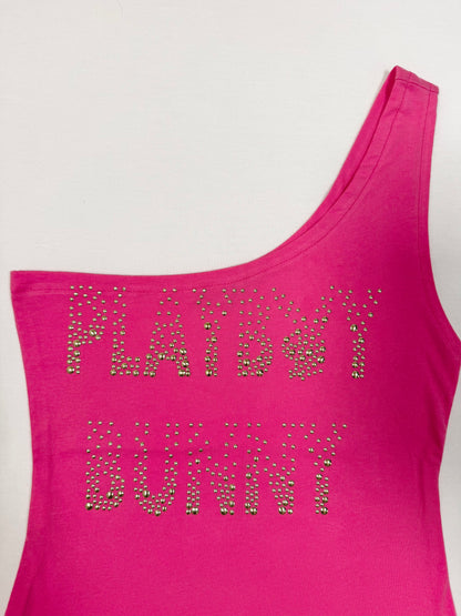 Playboy One Shoulder Tank