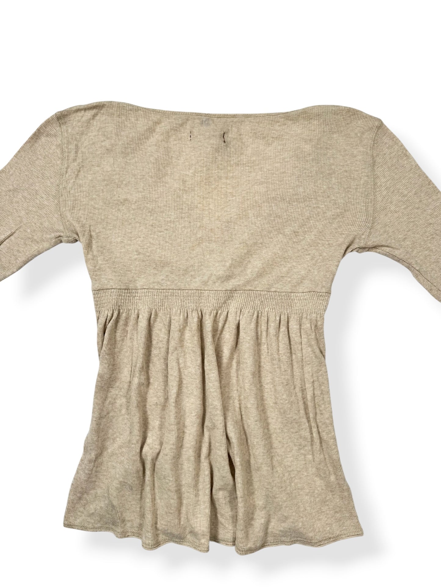 Hollister Tan Babydoll Knit ♡ M
