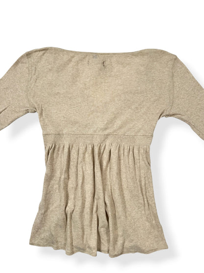 Hollister Tan Babydoll Knit ♡ M