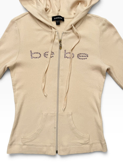 Bebe Beige Capri Tracksuit Set ♡ S